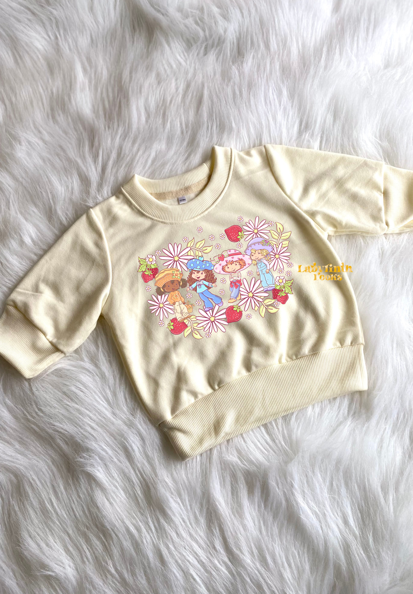 Strawberry Girls - Cream Sweater