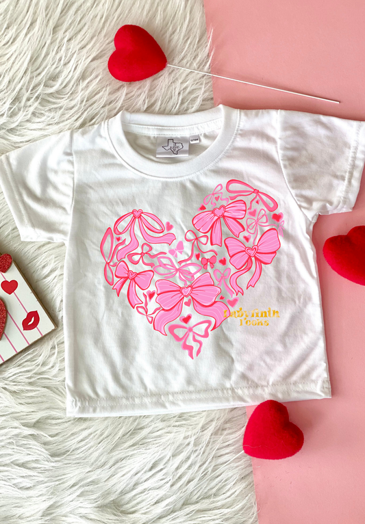 Heart Bows - Tee/Onesie (Baby/Child)