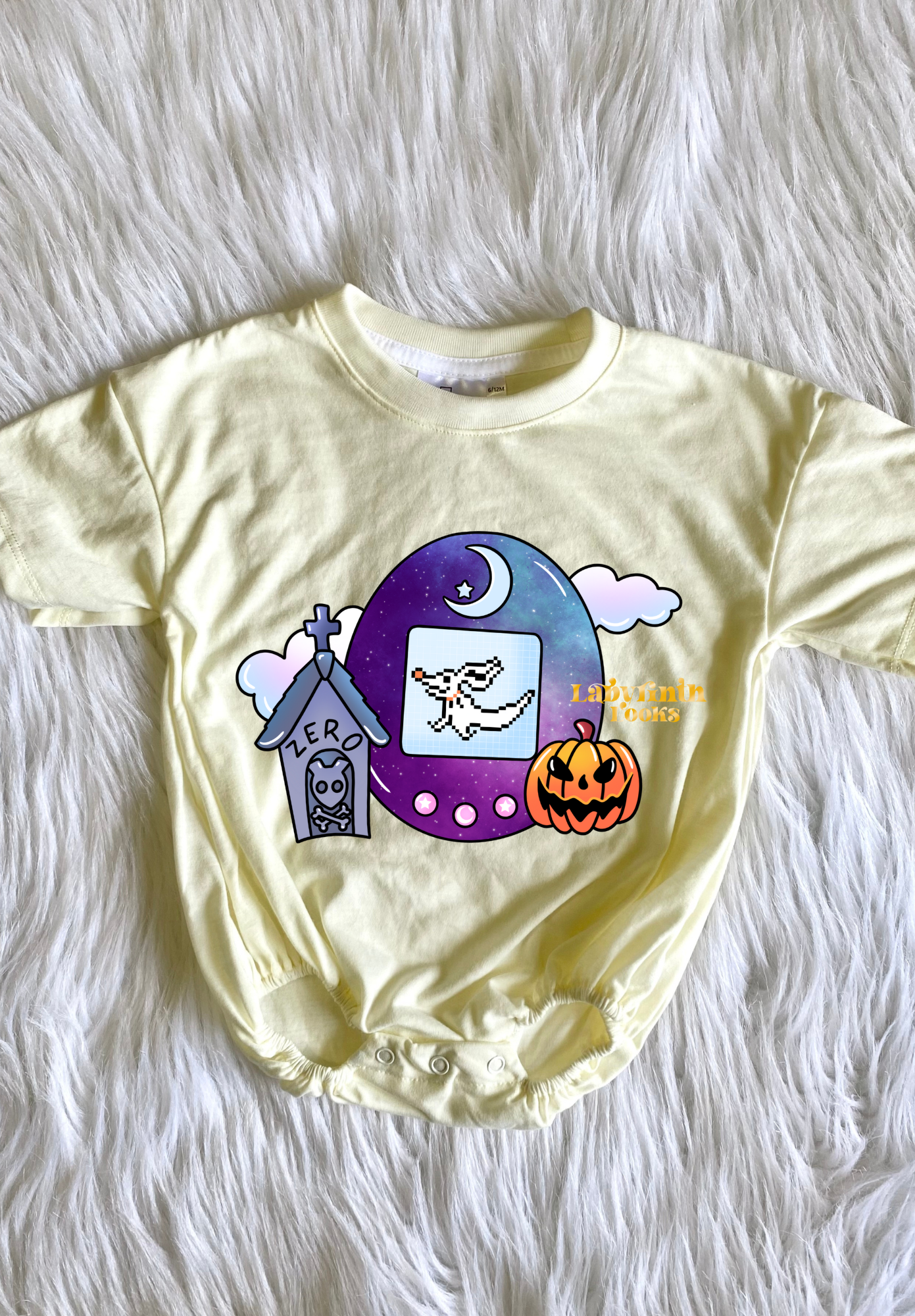 Zero Tamagotchi - Cream Bubble Romper