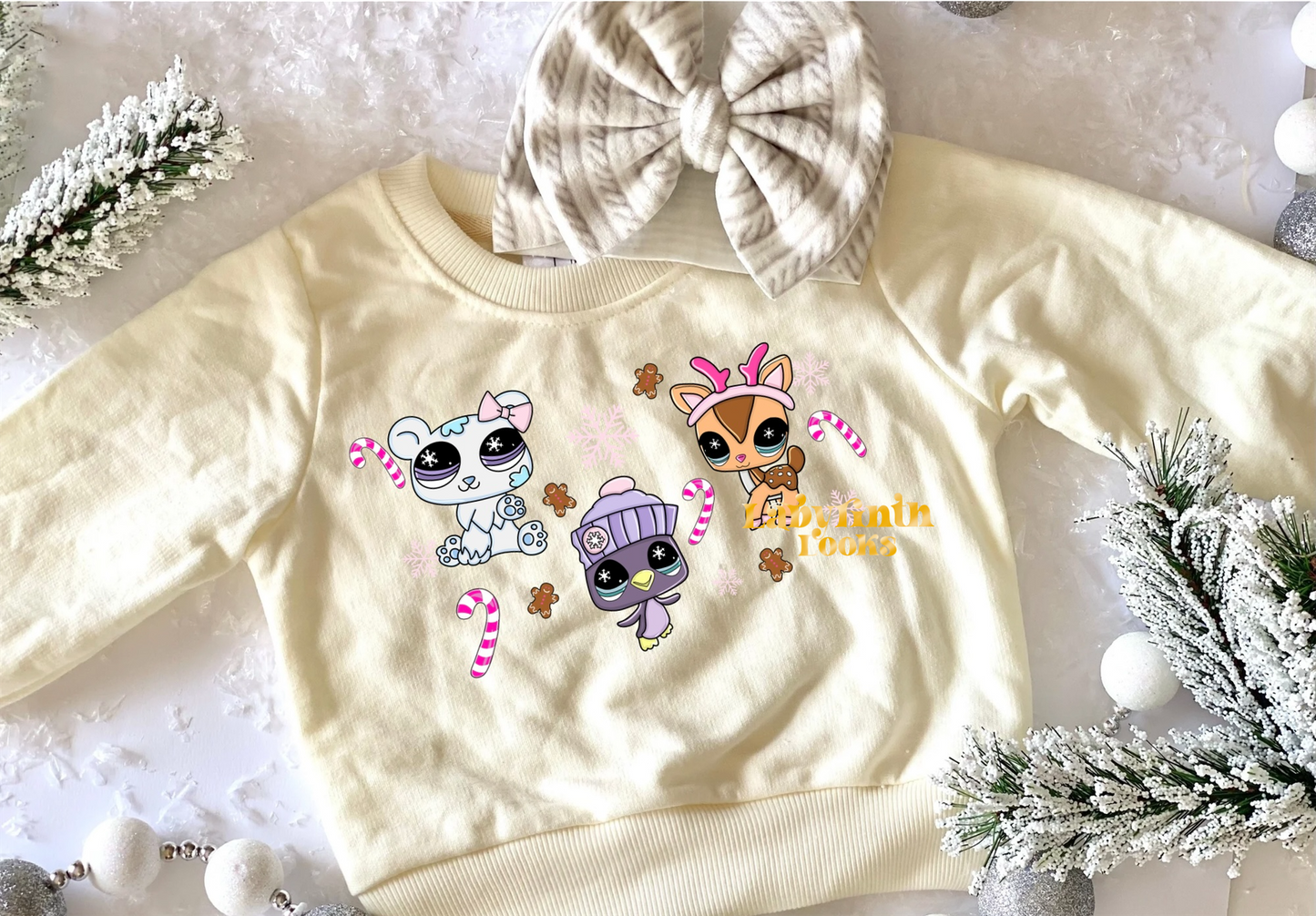 LPS Xmas - Cream Sweater