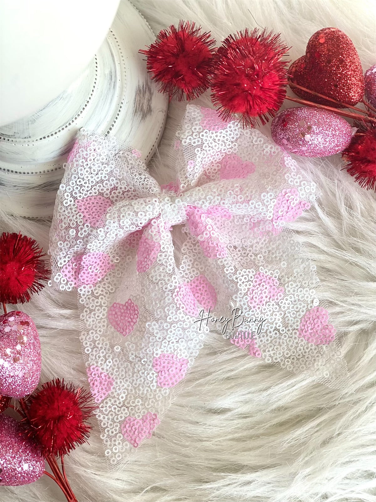 Pink Hearts - Fable Sequins