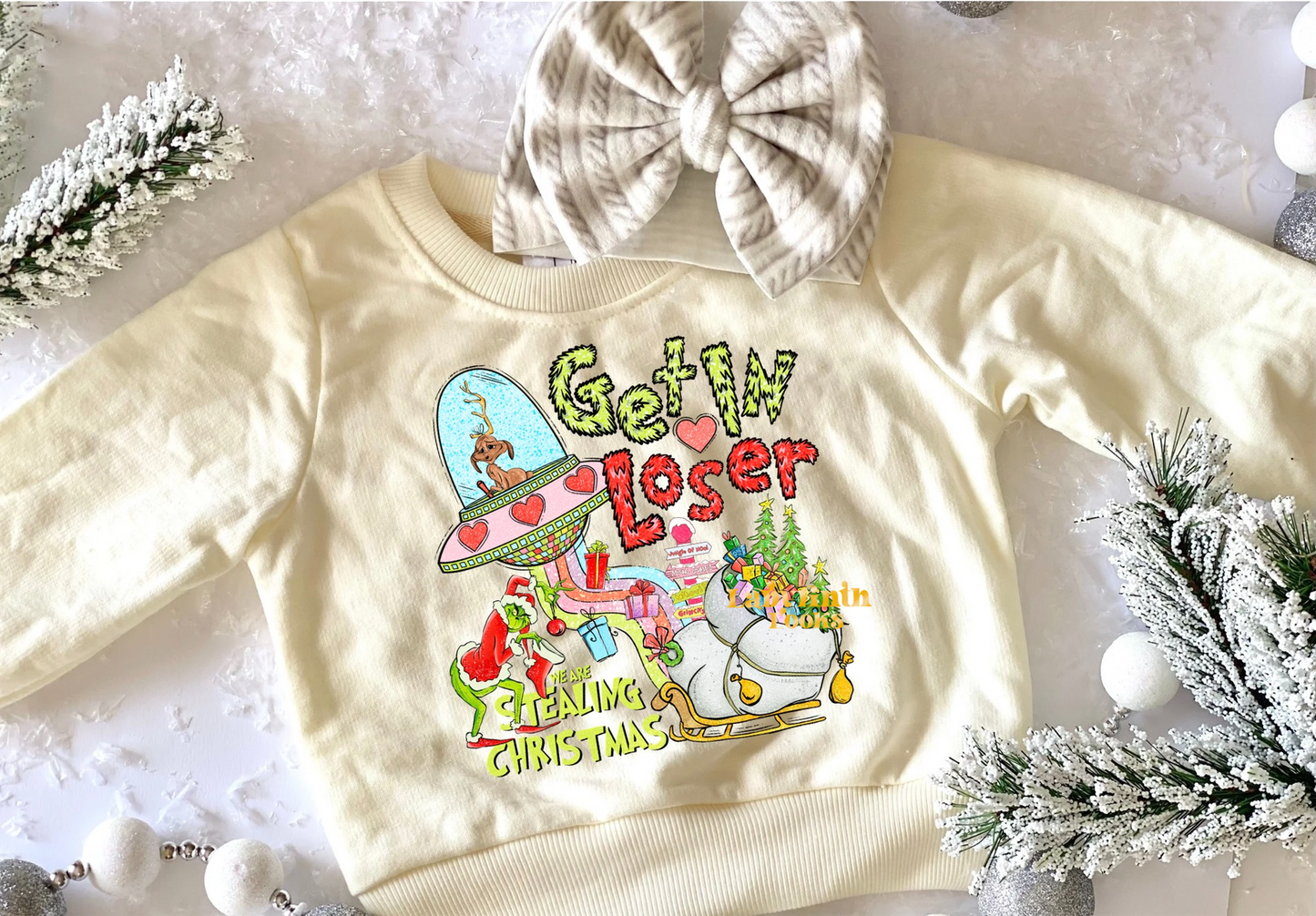 Stealing Christmas - Cream Sweater