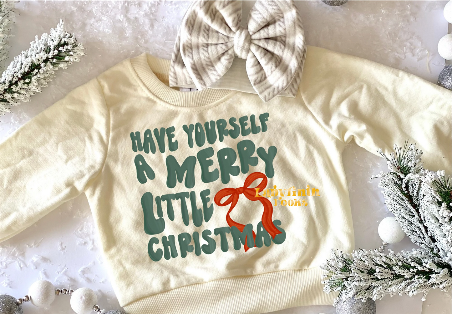 Merry Little Christmas - Cream Sweater