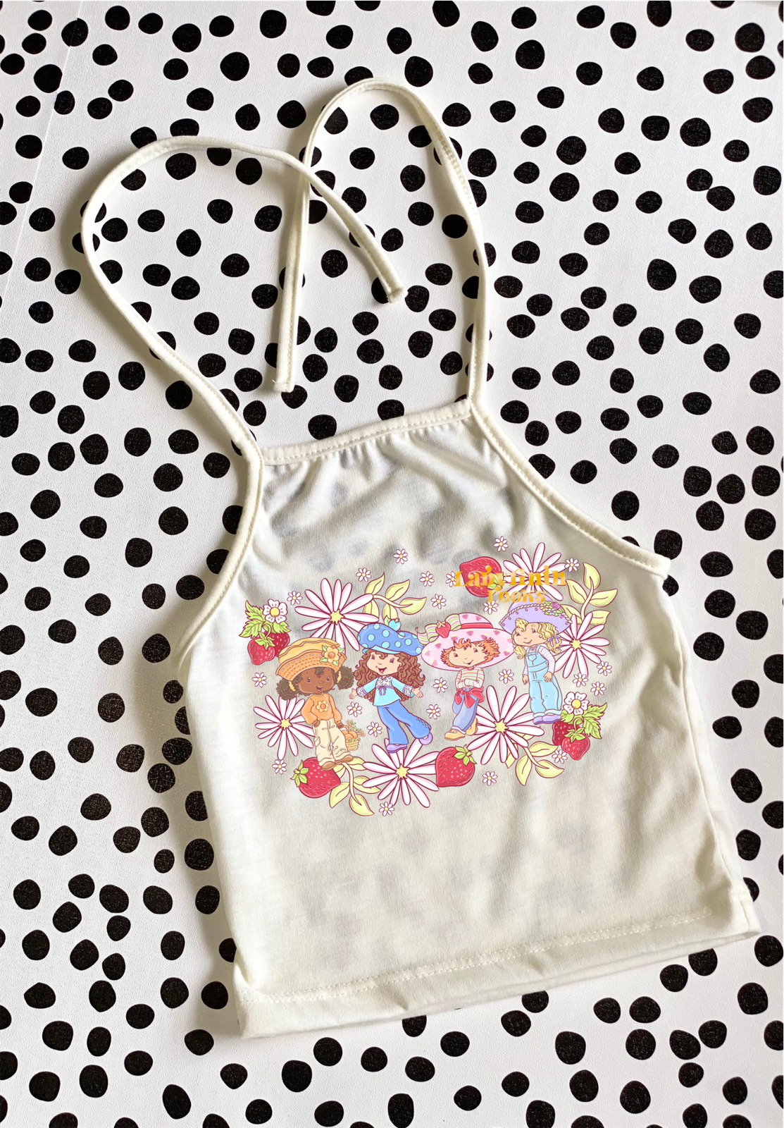 Strawberry Girls - Cream Halter (Baby/Child)