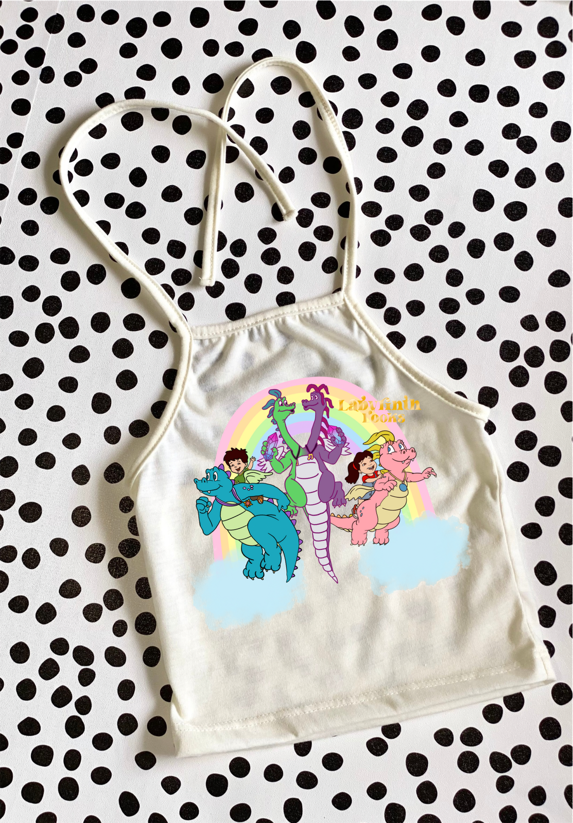 Dragon Ts - Cream Halter (Baby/Child)