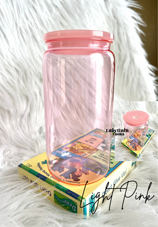 Light Pink - Plastic 16oz