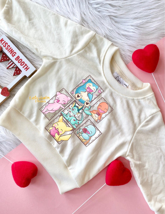 Pokémon Vday - Cream Sweater