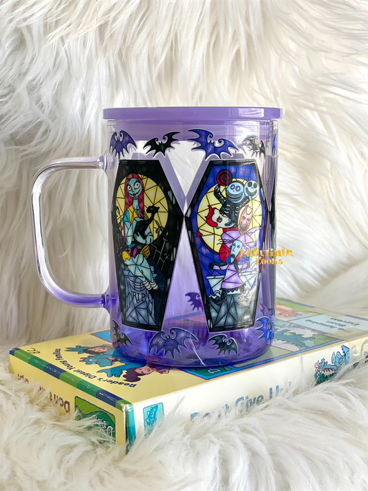 Stainglass NBC - Glass Mug 17oz