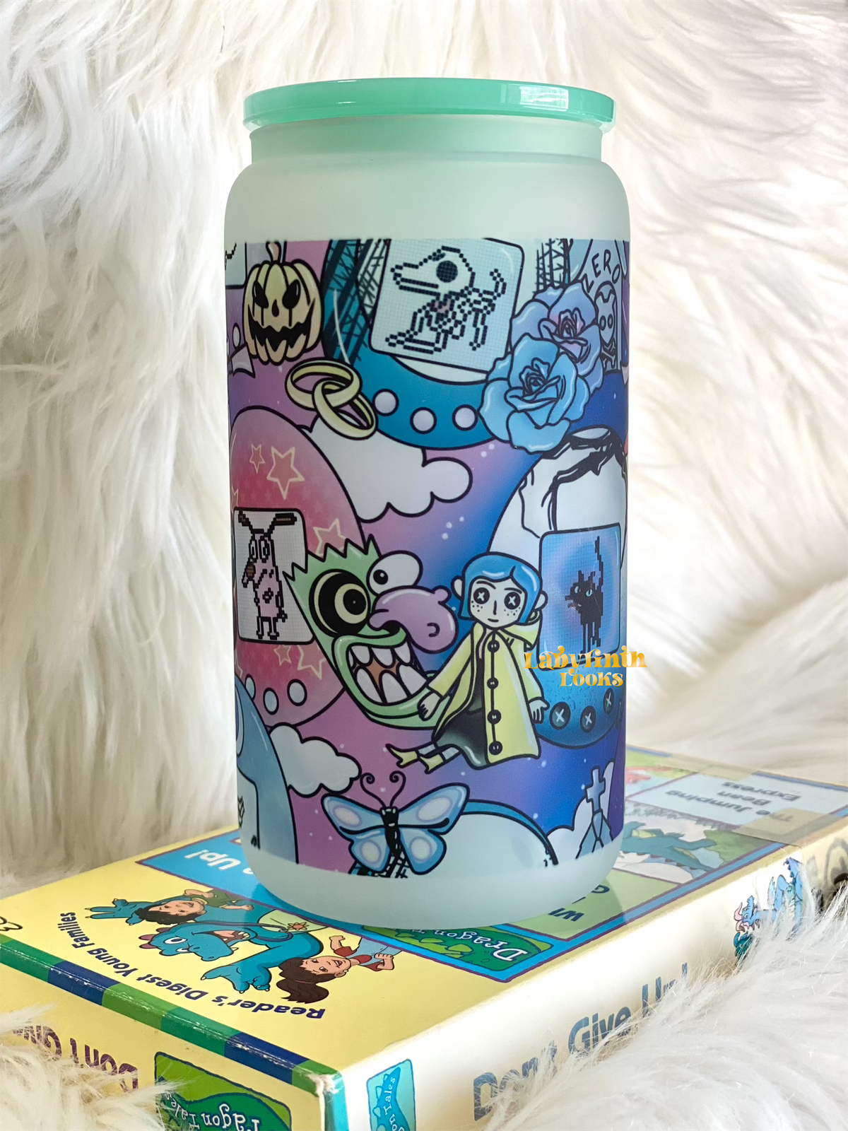 Spooky Pets Tamagotchi  - 16oz Green Color Changing